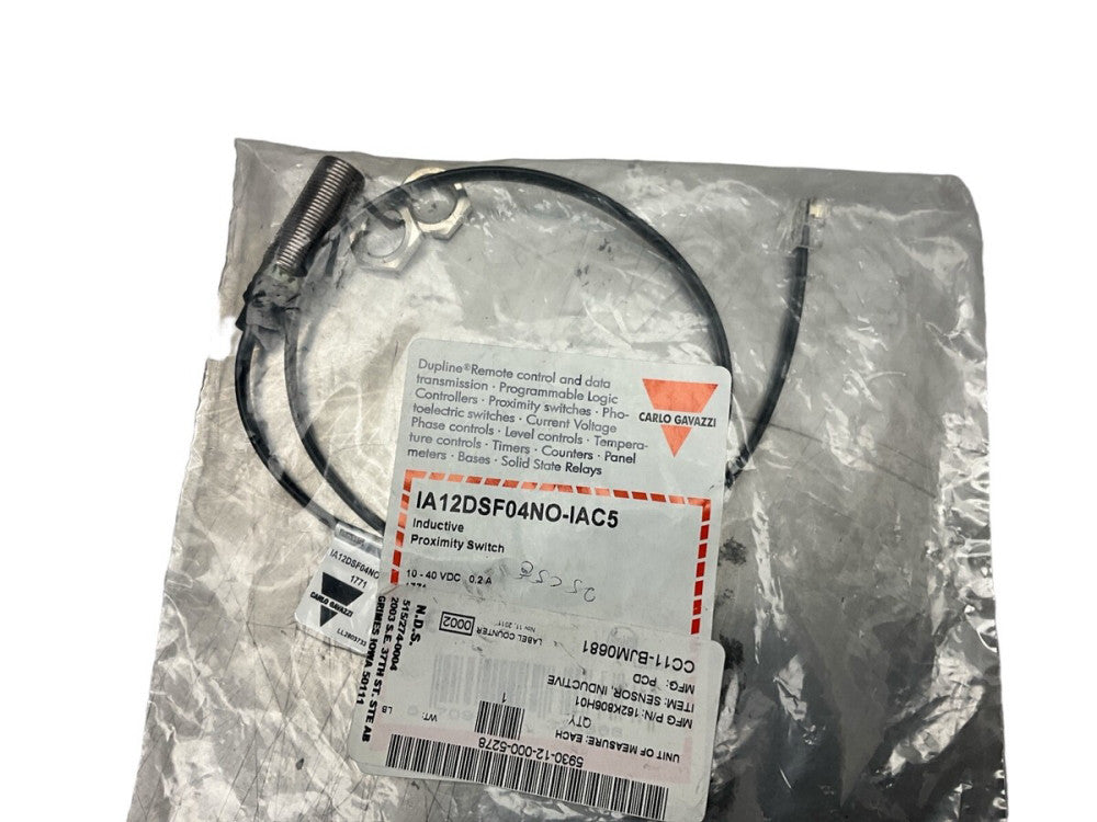 Carlo Gavazzi IA12DSF04NO-IAC5 Proximity Switch SEALED BAG