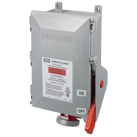 Hubbell Wiring Device-Kellems Hbl430mif7w Interlock,Mechanical