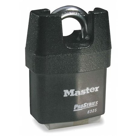 Master Lock 6325 Padlock, Keyed Different, Partially Hidden Shackle,