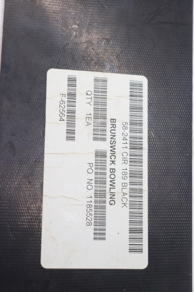 Brunswick Bowling Conveyor Belt 4 Ply Sliptop Black 24"W 58-2411
