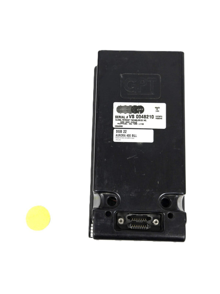 GPT  SGB 22 AURORA 400 BILL MODULE BILL ACCEPTOR  NO KEY