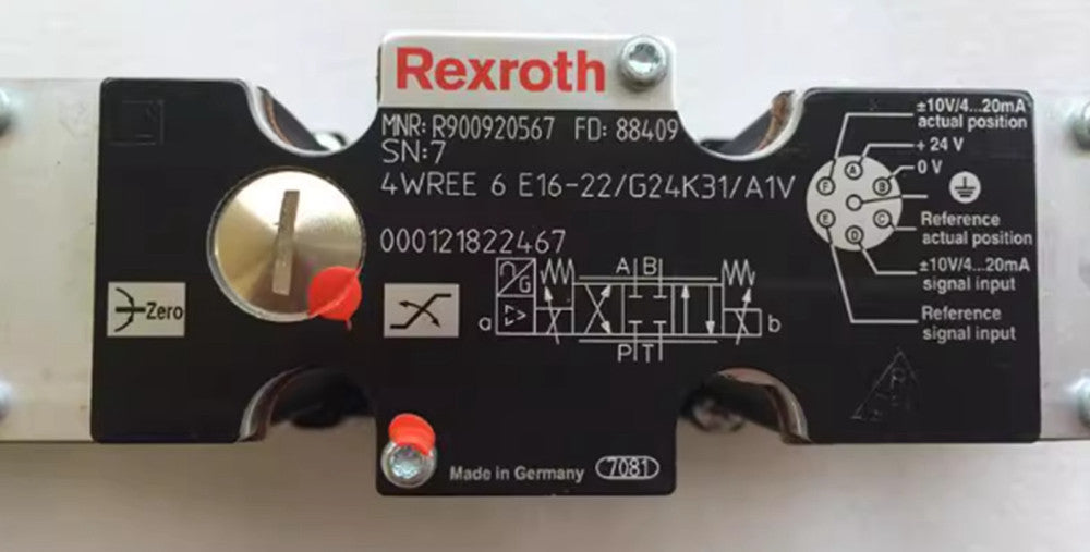 One Brand New BOSCH REXROTH 4WREE6E16-22/G24K31A1V Proportional Valve