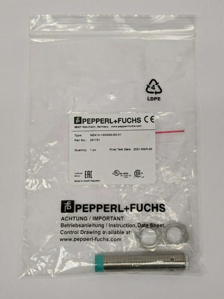 Pepperl+Fuchs NEN10-12GM50-E0-V1 Inductive Sensor 231721