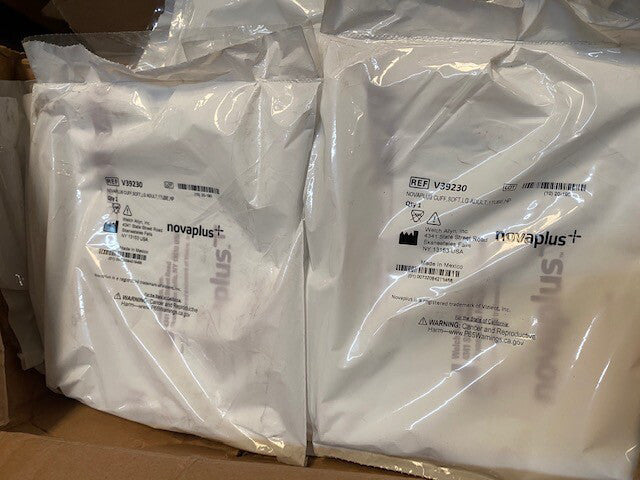 (Case of 20) Nova / Welch-Allyn V39230 CUFF, ADULT, LG, SOFT, 1 TUBE, W/MALE NEW