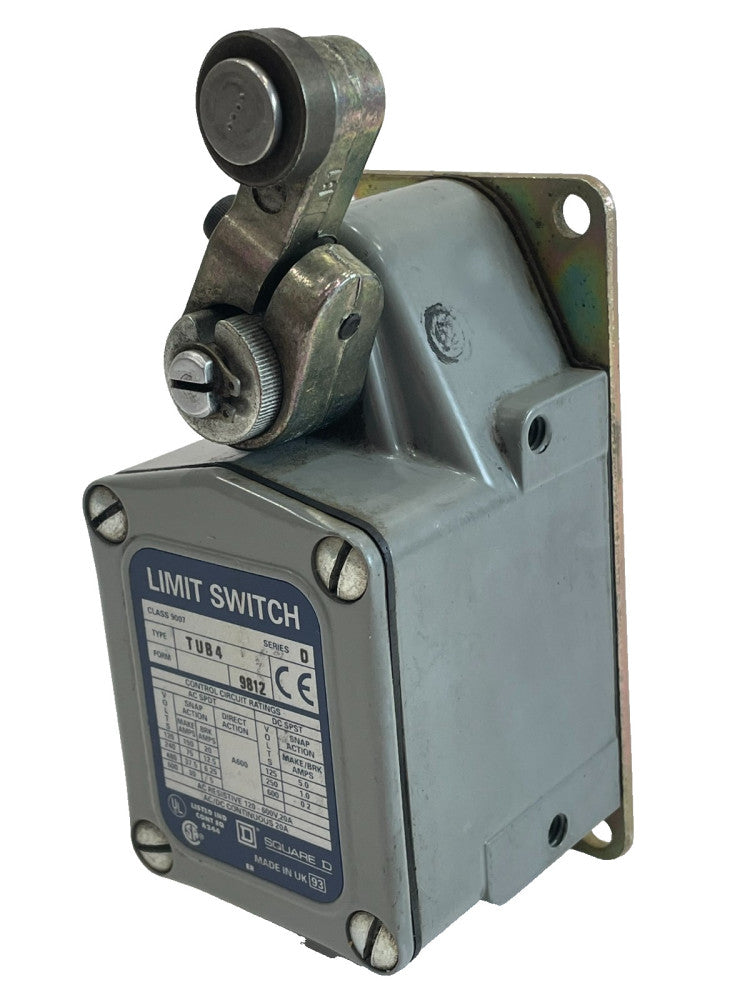 NEW SQUARE D 9007-TUB-4 LIMIT SWITCH SERIES D 9007TUB4