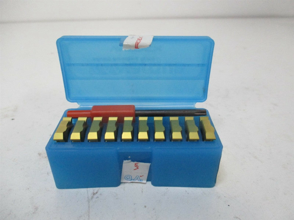 Vargus (50919) 3EL0.375 Grade VKX External Carbide Threading Insert - Pack of 10