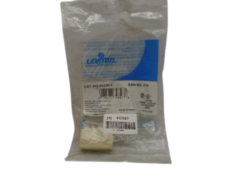 LEVITON 6C081 CORD COUPLER NSMP