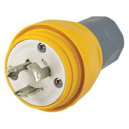 Hubbell Wiring Device-Kellems Hbl26w08 Watertight Locking Plug, Non-Nema, 20 A,