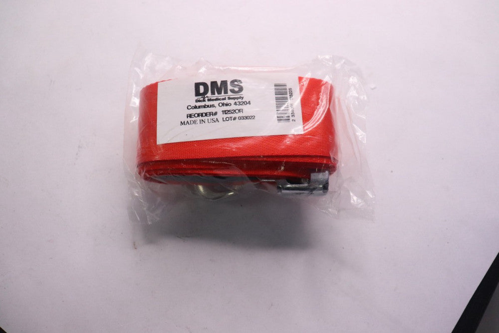 DMS Metal Push Button Buckle G1 Stretcher Straps Orange