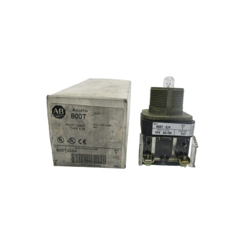 ALLEN BRADLEY 800T-Q24 SER. T 24VAC/DC (WH) NSMP