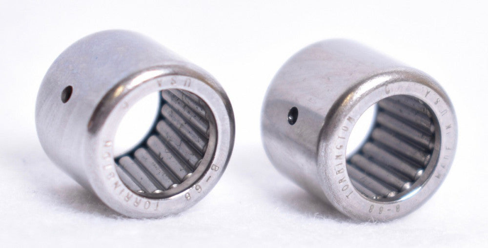 2 Count Torrington Needle Bearings w/ Oil Holes  B68 B-68 B68OH