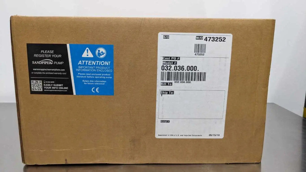Sandpiper 032.036.000. Pneumatic Liquid Level Control 1/2" Factory Sealed New in