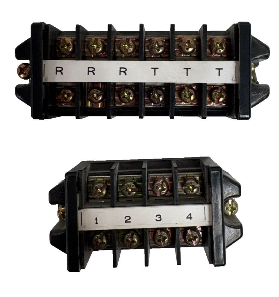 TERMINAL BLOCK, 4&6 POLE, 14-10 AWG, 400V, JTP30-4U, JTP30-6U