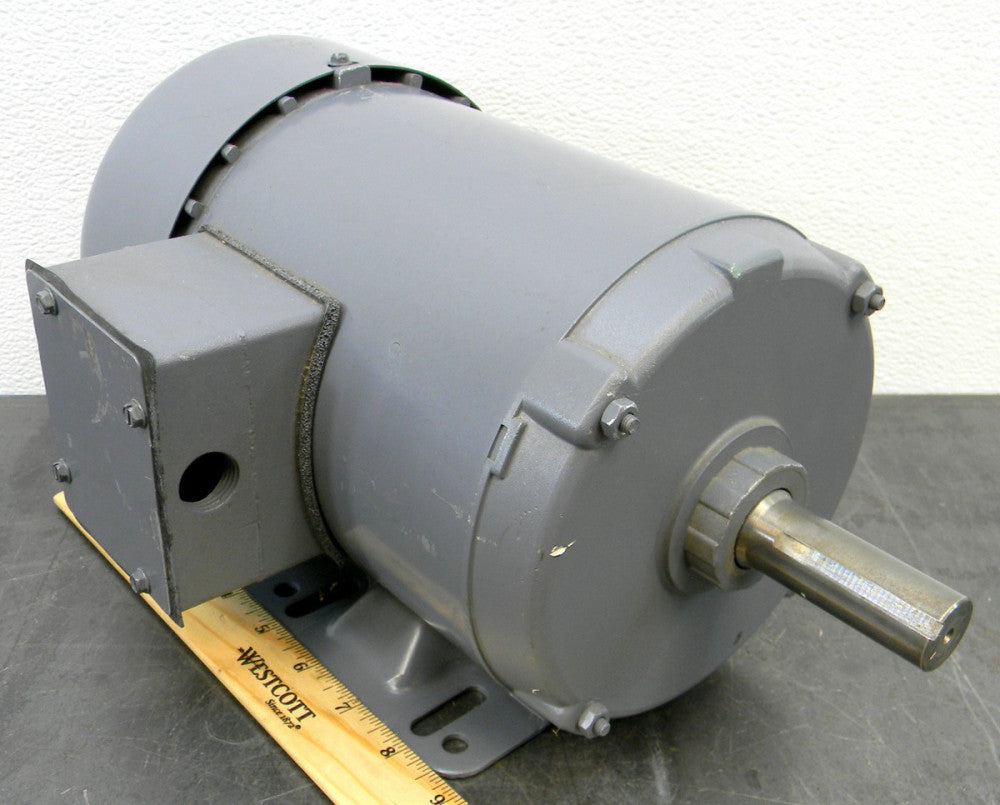 Magnetek N130 Electric Motor 1 Hp 1745 Rpm 3ph 575 Volt 143T Frame