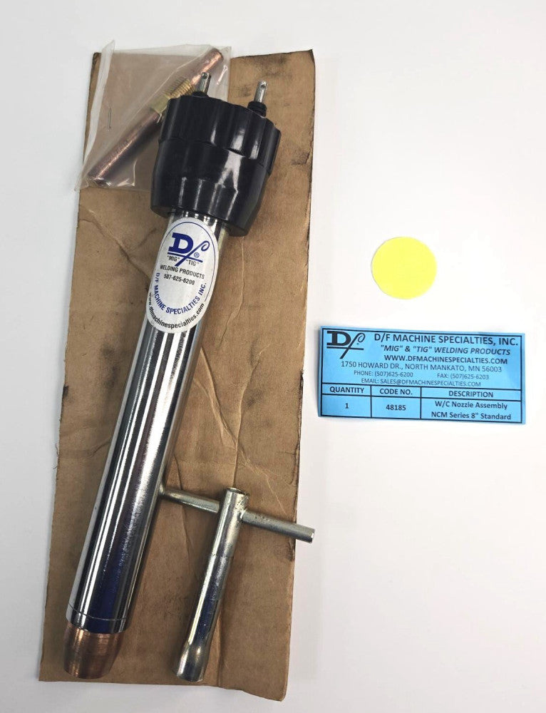 D/F WATER-COOLED BIG TIG MACHINE TORCH CODE # 48185 STRAIGHT N & LPN