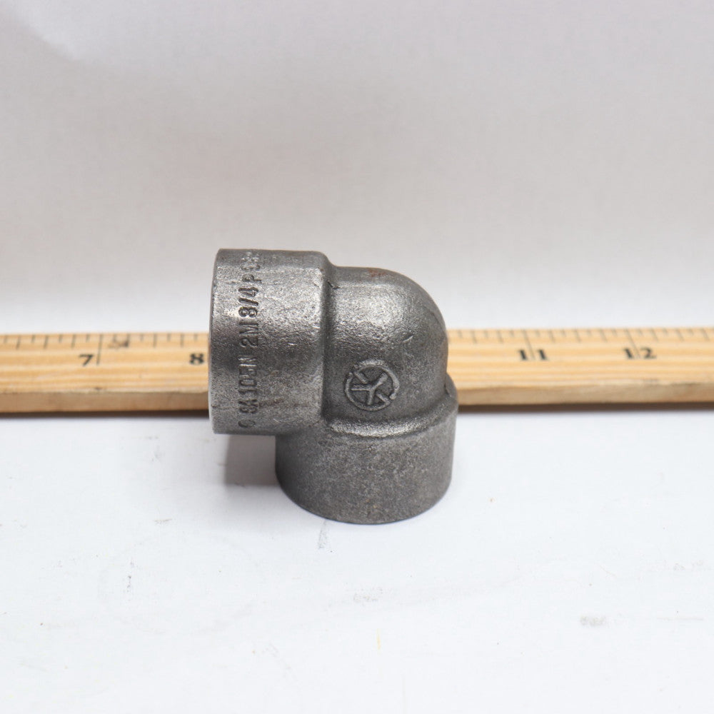 Skorea Threaded 90 Degree Elbow Fitting Merchant Steel 3/4"