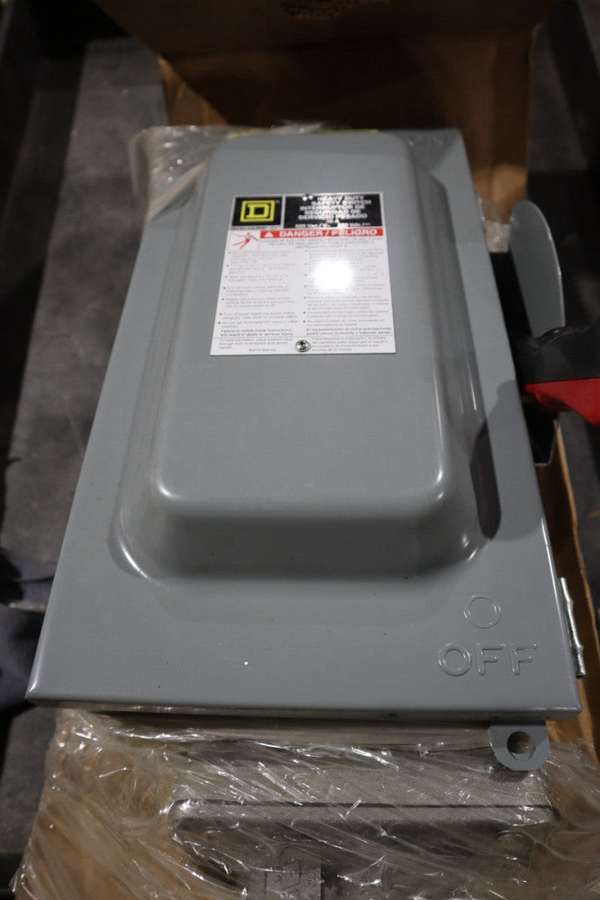 NEW SQUARE D H361AWC FUSIBLE SAFETY RECEPTACLE SWITCH 30AMP STOCK H716