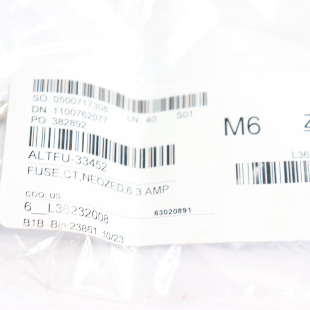 Fuse CT Neozed 6.3 Amp 382892