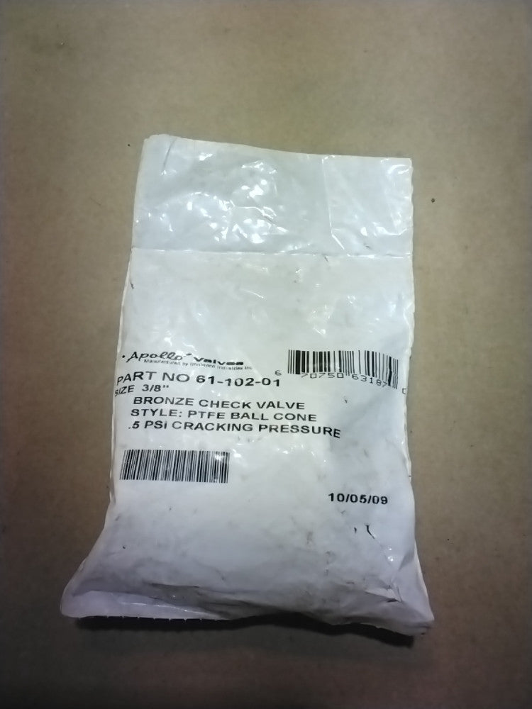 Apollo 61-102-01 Bronze Check Valve 3/8"