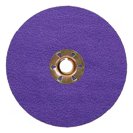 3M Cubitron 7100349670 Fiber Disc,Ceramic,4 1/2 In Dia.,Pk25