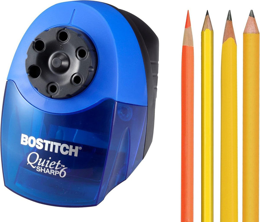 Bostitch Office QuietSharp 6 Electric Pencil Sharpener, Heavy Duty Classroom Sha