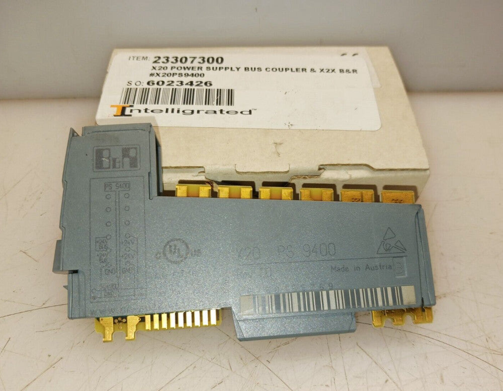NEW B & R X20PS9400 POWER SUPPLY BUS COUPLER