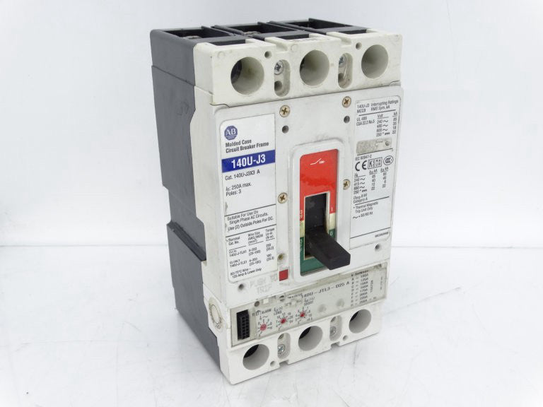 ALLEN BRADLEY 140U-J3X3 CIRCUIT BREAKER USED