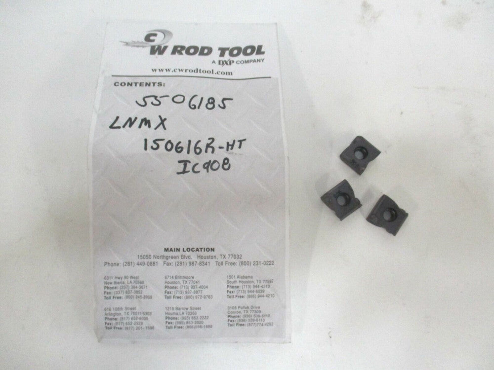 Iscar (5506185) LNMX150616 HT IC908 Grade Carbide Turning Insert - Pack of 3