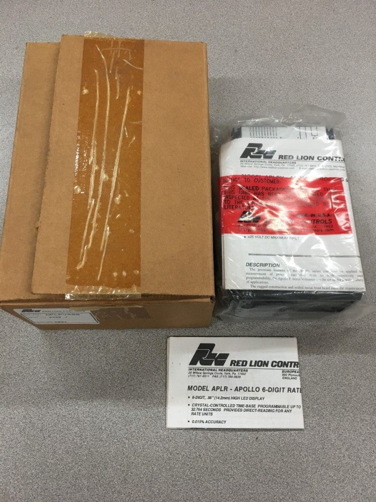 NEW IN BOX RED LION CONTROLS PANEL METER APLPV400 VOLT METER