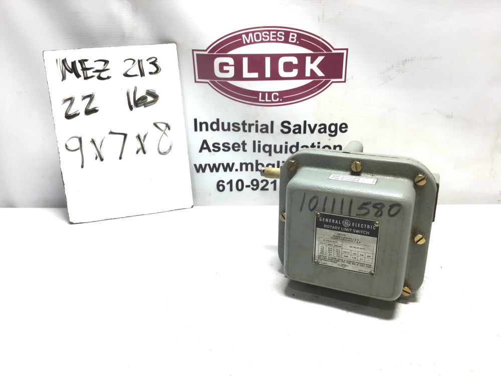 GENERAL ELECTRIC ROTARY LIMIT SWITCH CR115E 724112