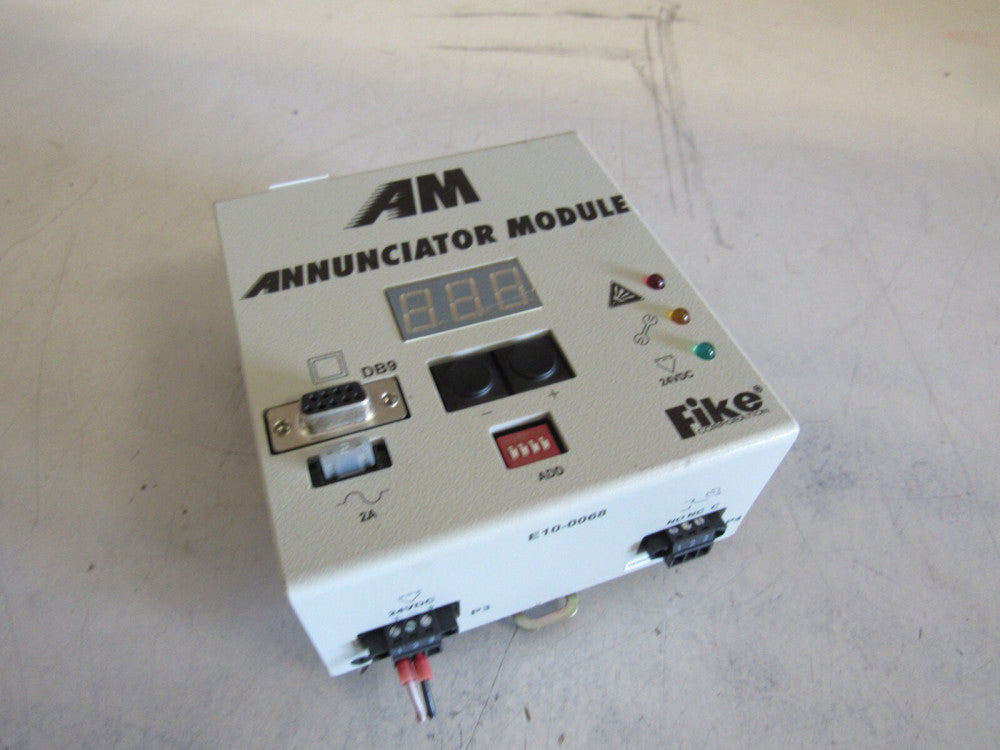 FIKE ANNUNCIATOR MODULE E10-0068 18-30VDC 500MA XLNT USED TAKEOUT