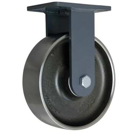 Hamilton R-Ch-13Fsb Plte Caster,Rgd,Frgd Stel,10 In.,4000 Lb