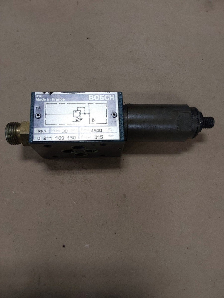 BOSCH 0 811 109 150 Pressure Reducing Valve 315 Bar 4500PSI