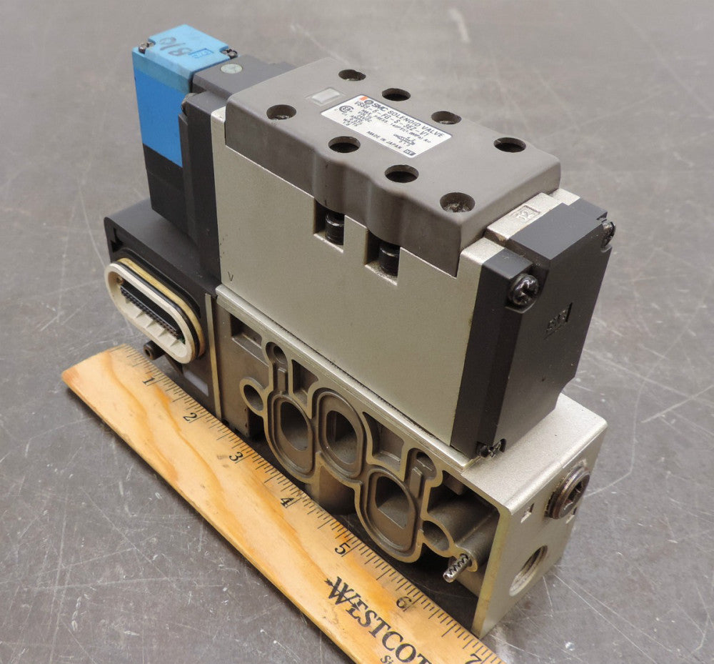 SMC VSS8-6-FG-S-3EZ-V1 Solenoid Valve Manifold Control Block