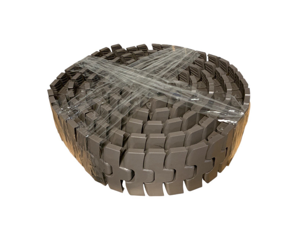 Rexnord 1050 FTLPC TableTop Chain 3.31" Wide HP Material, 10ft, Stainless Steel.