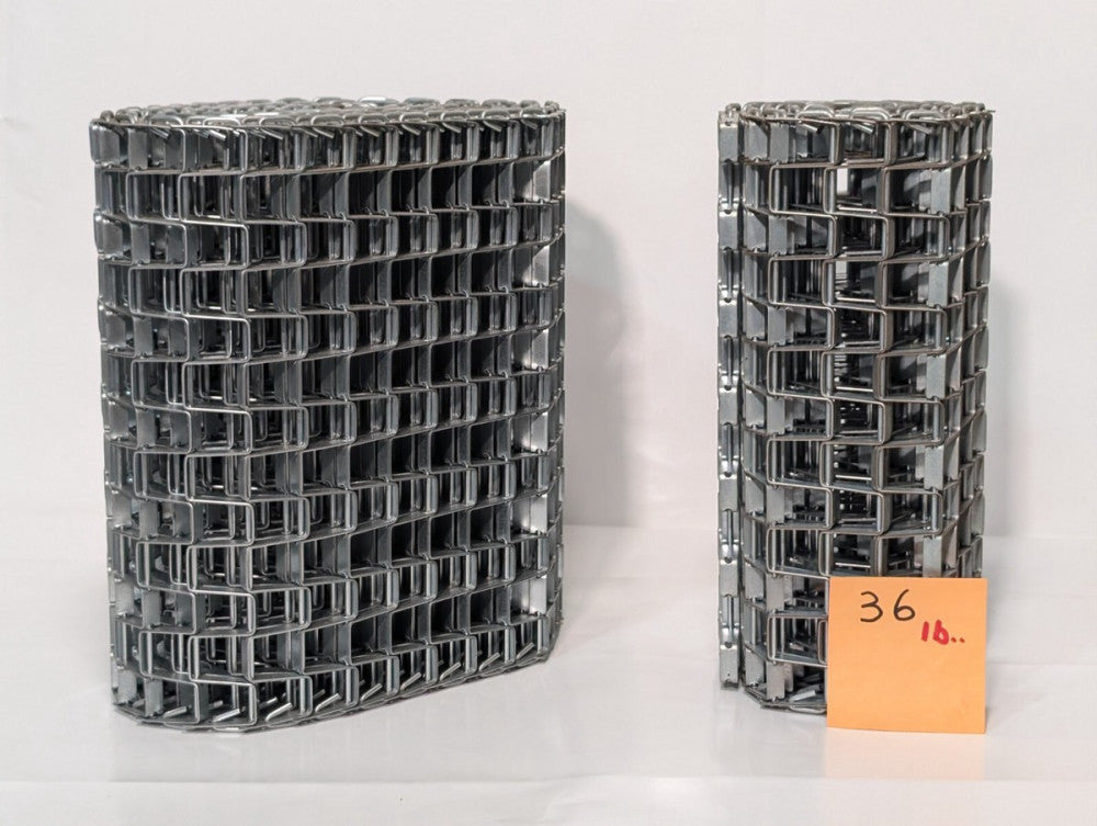 Honeycomb Conveyor Belting, 12" wide x 245" (20 ft 5 in total length), 36 lbs