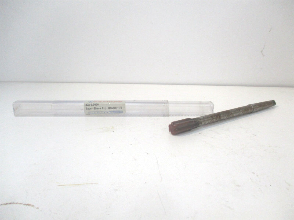 Yankee (432-0.5000) 1/2" x 1" x 8" OAL HSS RH Straight Expansion Reamer 