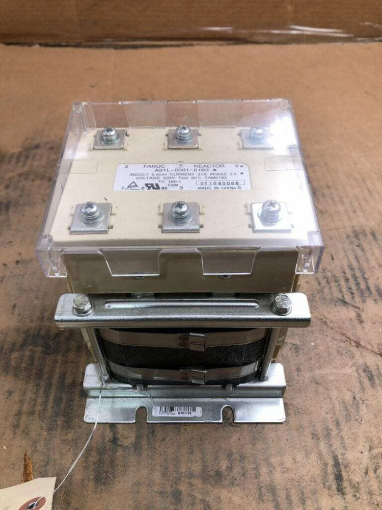 FANUC A81L-0001-0163 Reactor 528V 37A 0.6mH 3PH