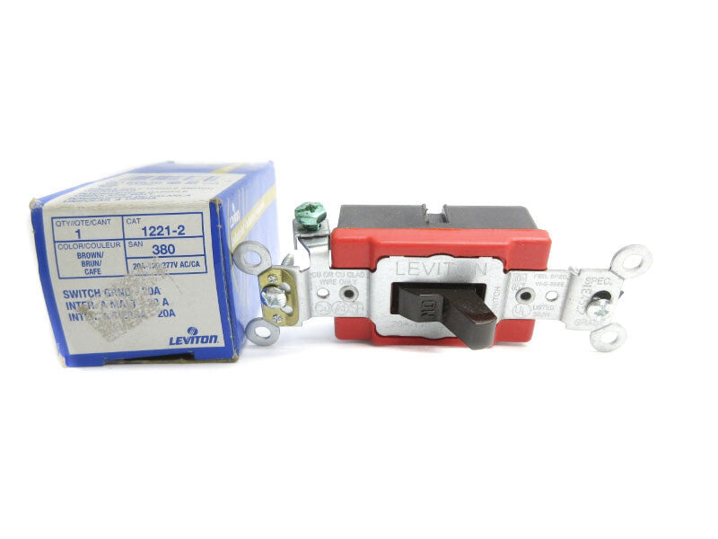 LEVITON 1221-2 120/277VAC 20A NSMP
