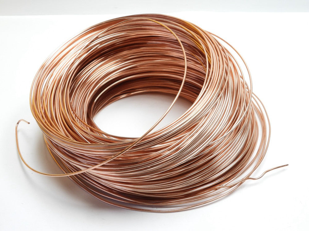 23.75 Lbs Bare Copper Wire 0.10" Diameter Half Hard, 1-Conductor 