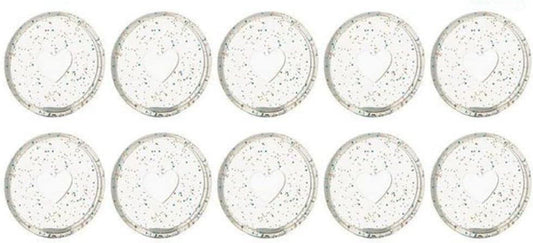 10 Pcs 24mm Binder Rings Loose Leaf Binder Ring, Plastic Rings for Index Cards,
