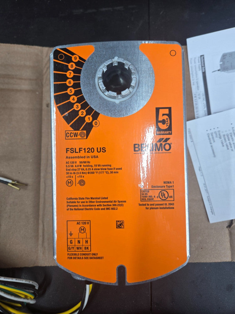 1PC BELIMO FSLF120 US Damper Actuator 3.5Nm 120VAC
