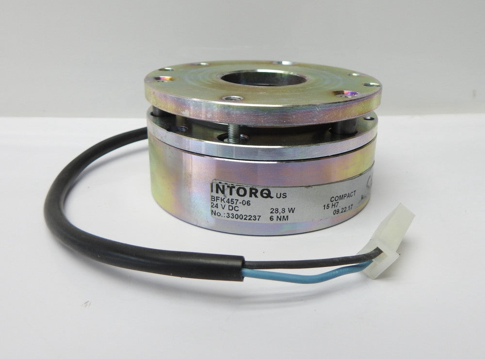 INTORQ BFK457-06 24V DC 20W 6NM Spring Applied Magnetic Brake - NEW