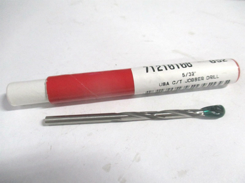 CJT Durapoint (12001562) 5/32" x 3-1/2" OAL 118° Carbide-Tipped Jobber Drill 