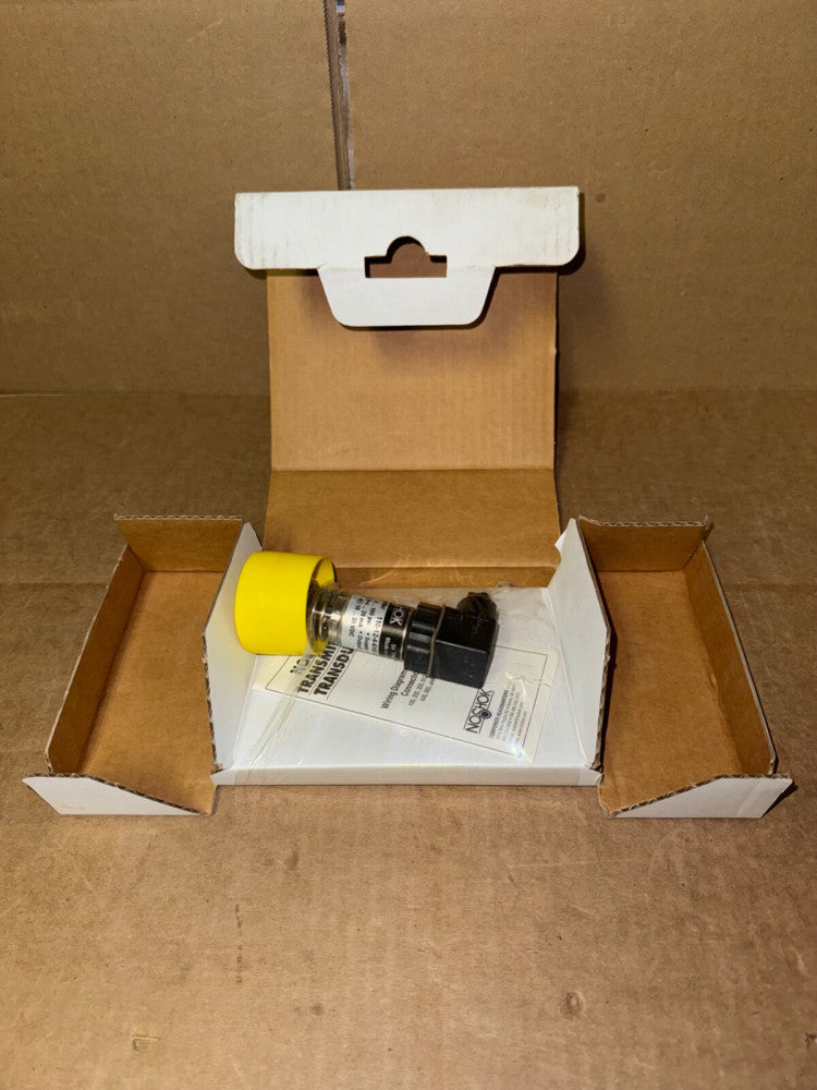 NOSHOK 110-12-4-615-1-49-1-8 PRESSURE TRANSMITTER, 0-100 PSI, 10-30 VDC, NEW-OB!