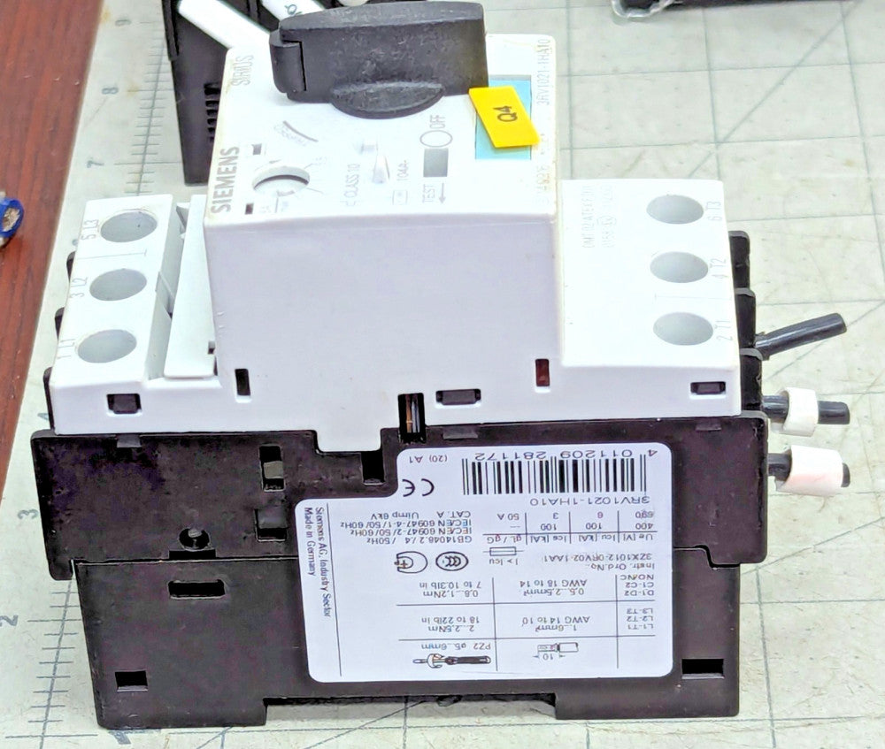 Siemens 3RV1021-1HA10 Manual Motor Starter TESTED WORKING PULL [Z3B7]#38