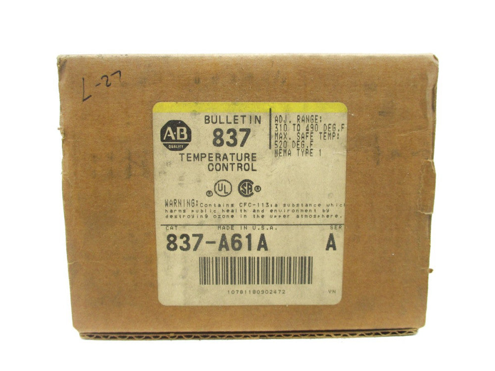 ALLEN BRADLEY 837-A61A SER. A (BR/YL) NSFS