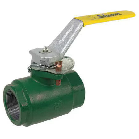 Sharpe Valves 4353014980 3" Fnpt Ductile Iron Oil Patch Ball Valve Inline
