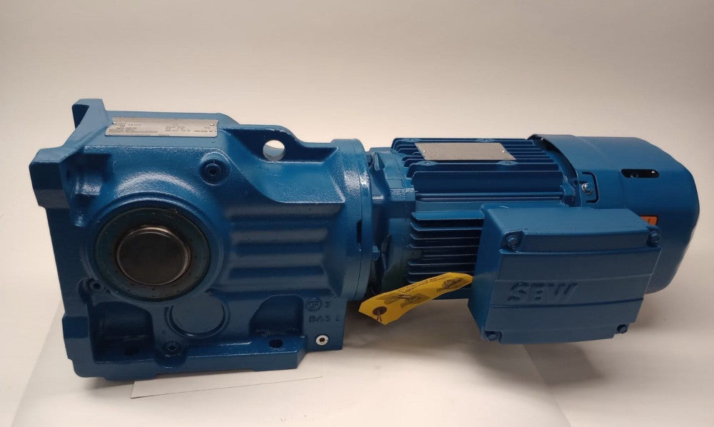 SEW Eurodrive KA57BDRE80M4BE1HF/TH/DH x 102.88 Gear Motor 3ph 1hp 230/460V