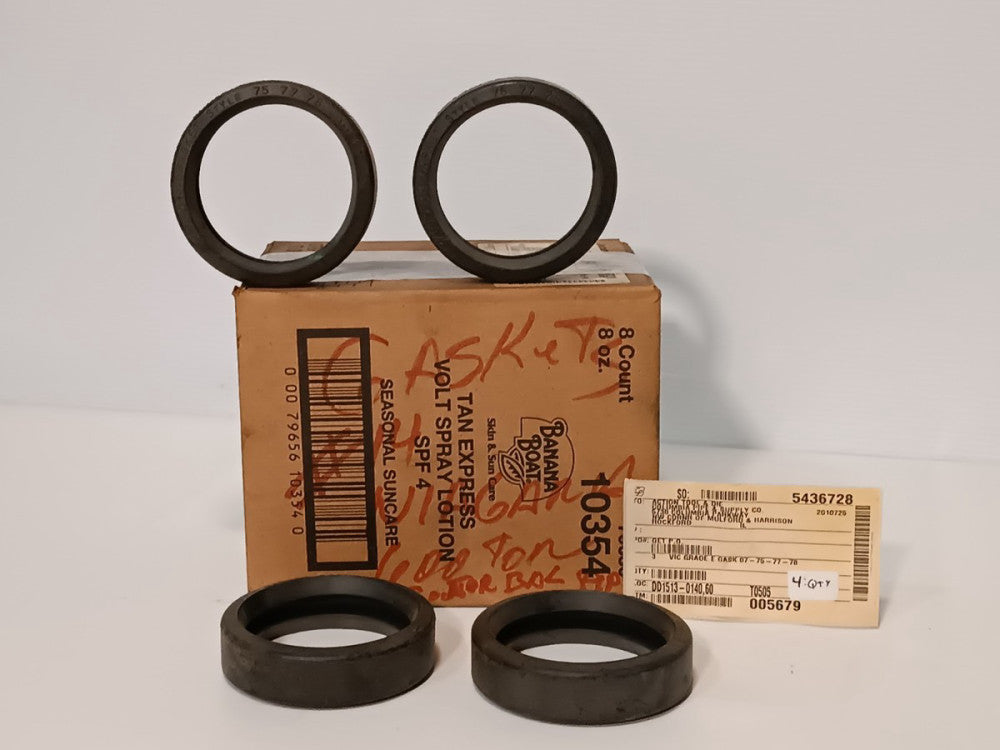 Lot of 4: Victaulic Style 75-77-78 Heavy Duty Grade E Gasket Fasteners 3"/88,9mm